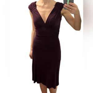 Like New L’Agence deep V-neck knit dress Sz. XS